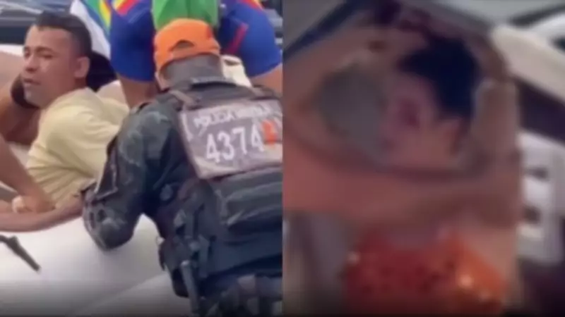 Homem é preso em lancha no Rio Capibaribe após agredir esposa durante Carnaval do Recife