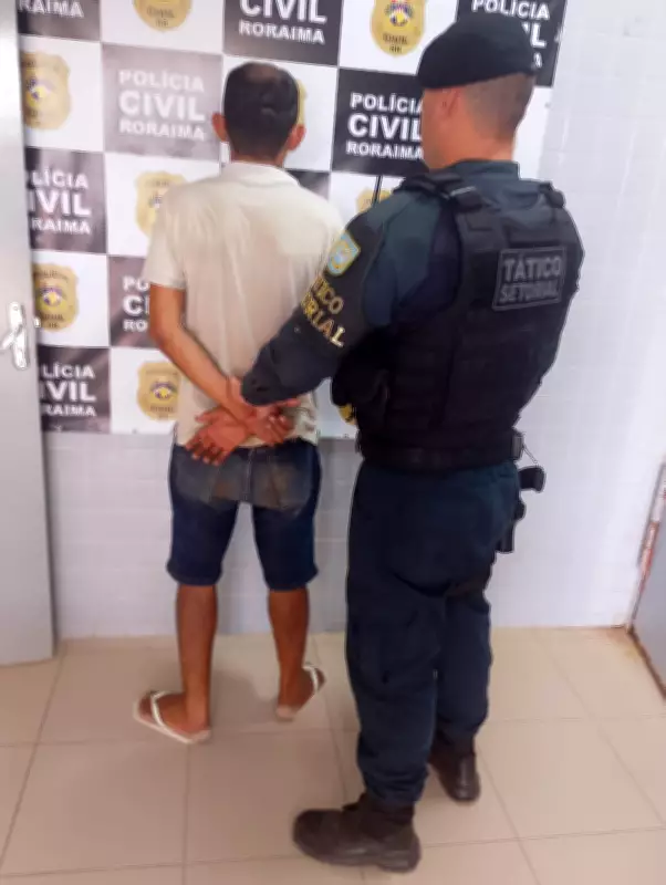 Homem é preso no Centro de Boa Vista com mandado por roubo durante patrulhamento policial
