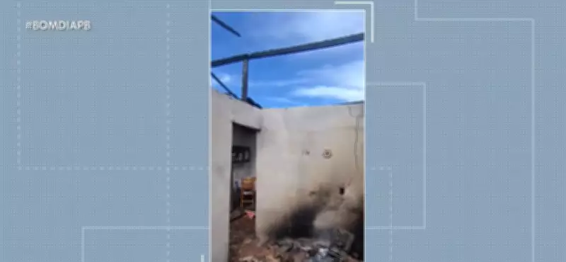 Homem é preso por atear fogo em casa com adolescente dentro em Tenório, PB
