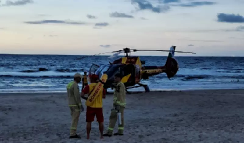 Homem preso por operar drone ilegalmente e atrapalhar resgate aéreo em Guaratuba