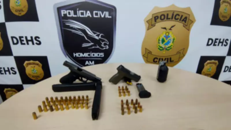 Homem suspeito de dois homicídios é preso com explosivo em Manaus pela Polícia Civil