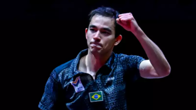 Hugo Calderano é vice-líder mundial de tênis de mesa, um feito histórico para o Brasil