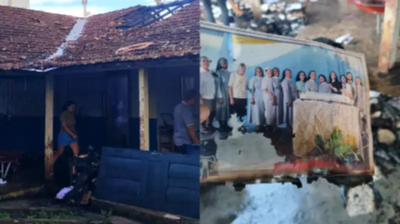 Incêndio criminoso destrói documentos históricos da Paróquia Nossa Senhora da Saúde em Juruti