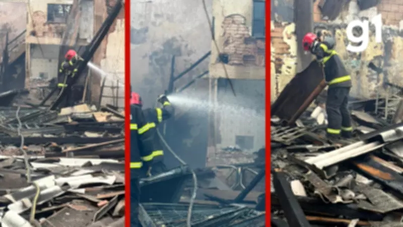 Incêndio destrói loja de materiais de construção em Paranatinga, Mato Grosso