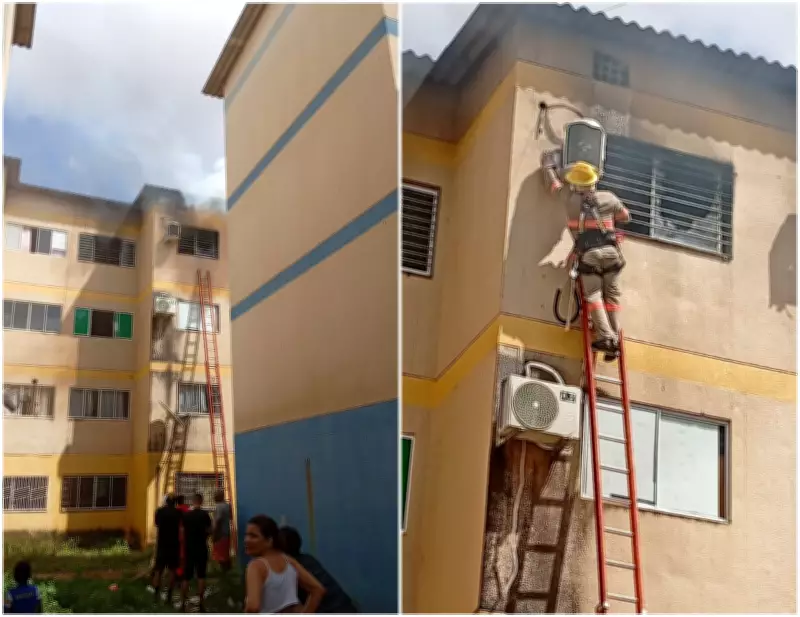 Incêndio em apartamento de Boa Vista obriga evacuação de moradores