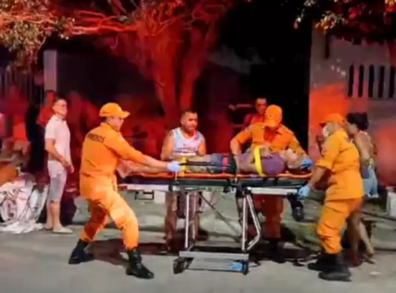 Incêndio em residência no Prado, Maceió, deixa homem intoxicado por fumaça