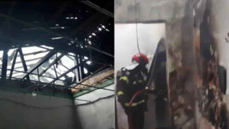 Incêndio por curto-circuito atinge casas e depósito de loja em São Luís