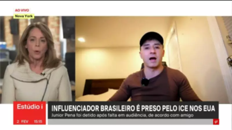 Influenciador brasileiro pró-Trump é preso pelo ICE nos Estados Unidos após 15 anos