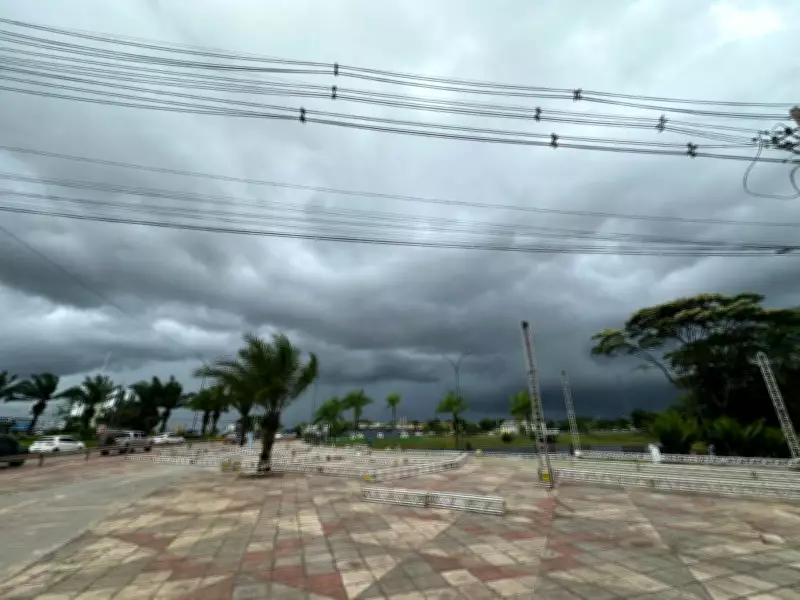 Inmet emite alerta amarelo para chuvas intensas e ventania em todo o Acre