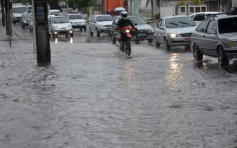 Inmet emite alerta amarelo para chuvas intensas em 111 cidades da Paraíba