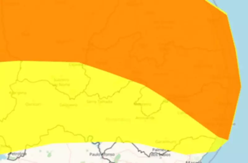 Inmet emite alerta laranja e renova amarelo para chuvas intensas na Paraíba