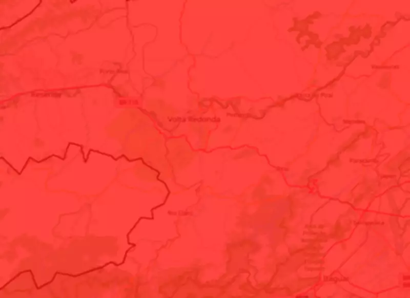 Inmet emite alerta vermelho de grande perigo para chuvas intensas no Sul do Rio e Costa Verde
