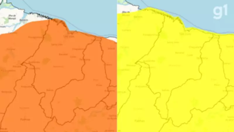 Inmet emite alertas laranja e amarelo para chuvas intensas em todo o Maranhão