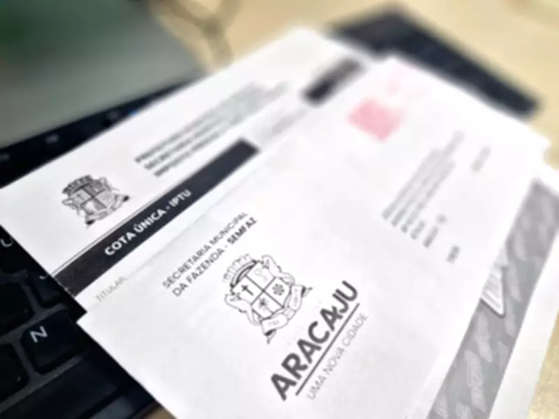 IPTU de Aracaju: prazo para cota única com desconto é prorrogado