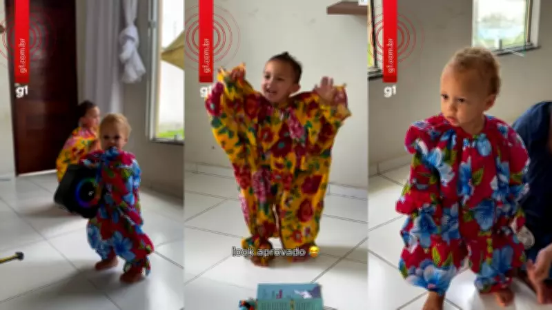 Irmãos revivem Fofão do carnaval maranhense com fantasias feitas pela avó