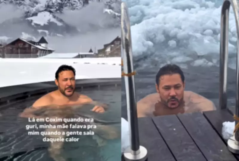 João Bosco encara lago congelado na Áustria e relembra conselho da mãe em MS