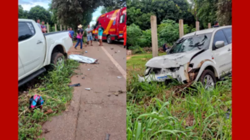 Jovem de 19 anos morre após colisão frontal entre moto e caminhonete em Várzea Grande
