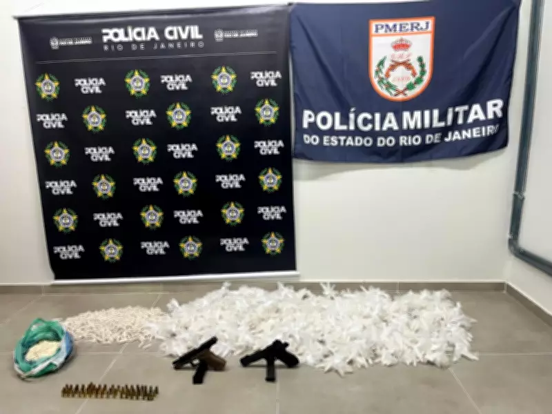 Jovem de 24 anos é preso com 4,3 kg de cocaína e armas em Resende, RJ