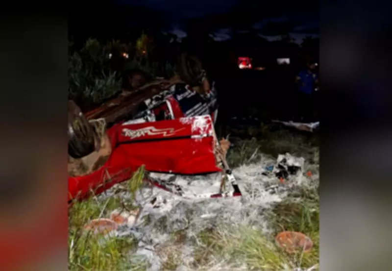 Jovem de 27 anos morre após carro capotar na TO-164 entre Carmolândia e Jacilância