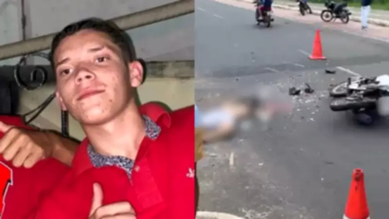 Jovem Erik morre em acidente de trânsito após colidir moto em picape em Floriano, PI