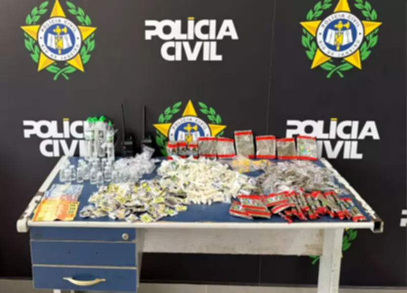 Jovem preso e adolescentes apreendidos por tráfico de drogas em Angra dos Reis