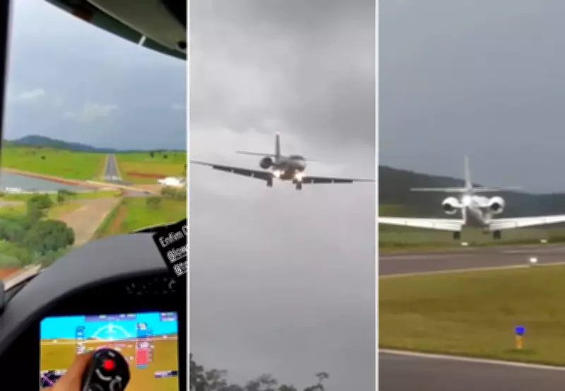 Juliano da dupla Henrique & Juliano pousa jato de R$ 80 milhões em fazenda familiar no Tocantins