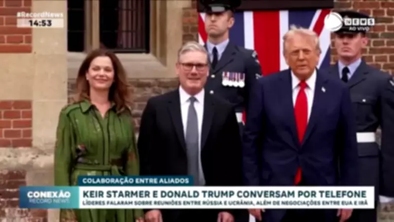 Keir Starmer e Donald Trump discutem paz na Ucrânia e programa nuclear iraniano em ligação