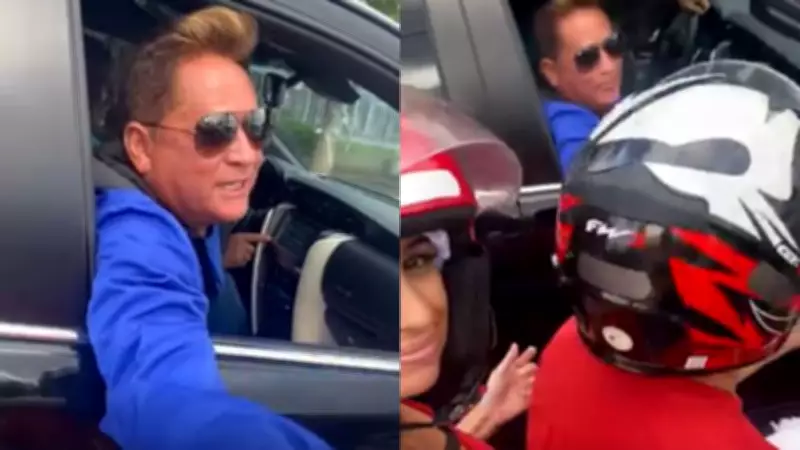 Leonardo brinca com torcedores do Vila Nova no trânsito de Goiânia e declara: 'Eu sou goiano'