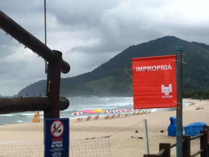 Litoral de SP tem 39 praias impróprias para banho, alerta Cetesb