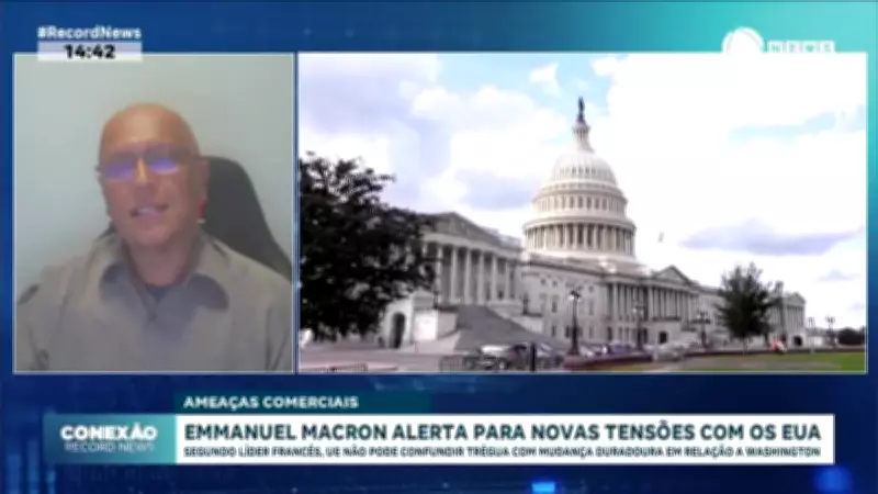 Macron alerta Europa sobre novas tensões com EUA e critica otimismo prematuro