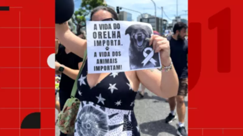 Manifestação em Vitória cobra justiça por cão Orelha e leis mais duras contra maus-tratos