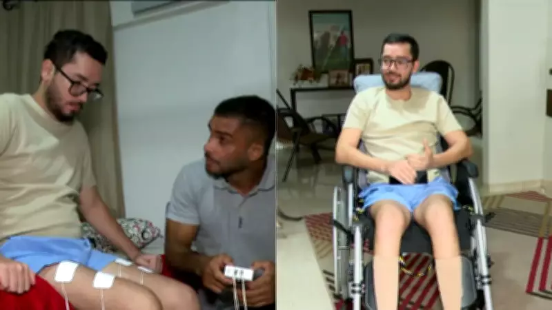 Maranhense com trauma na medula apresenta avanços após tratamento com polilaminina em casa