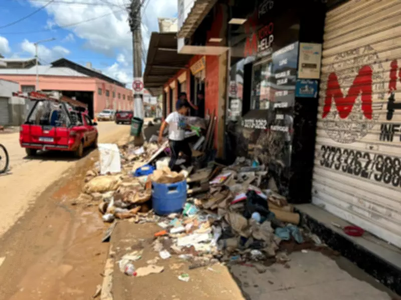 Matias Barbosa inicia limpeza após enchentes com 195 desabrigados e estado de calamidade