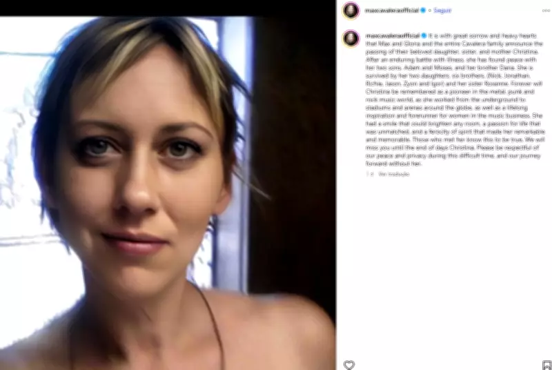 Max Cavalera, fundador do Sepultura, lamenta morte da filha após longa doença