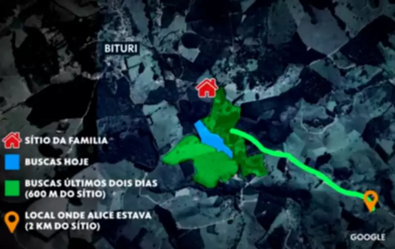 Menina de 4 anos é encontrada com vida após 48 horas desaparecida em mata de Jeceaba, MG