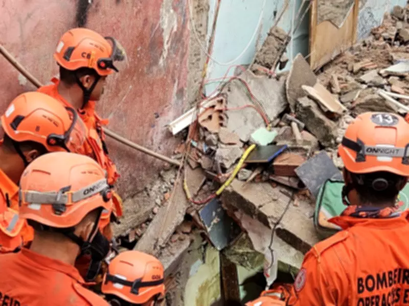 Menina de 7 anos é resgatada após 5 horas soterrada no Maracanã; mãe não resiste