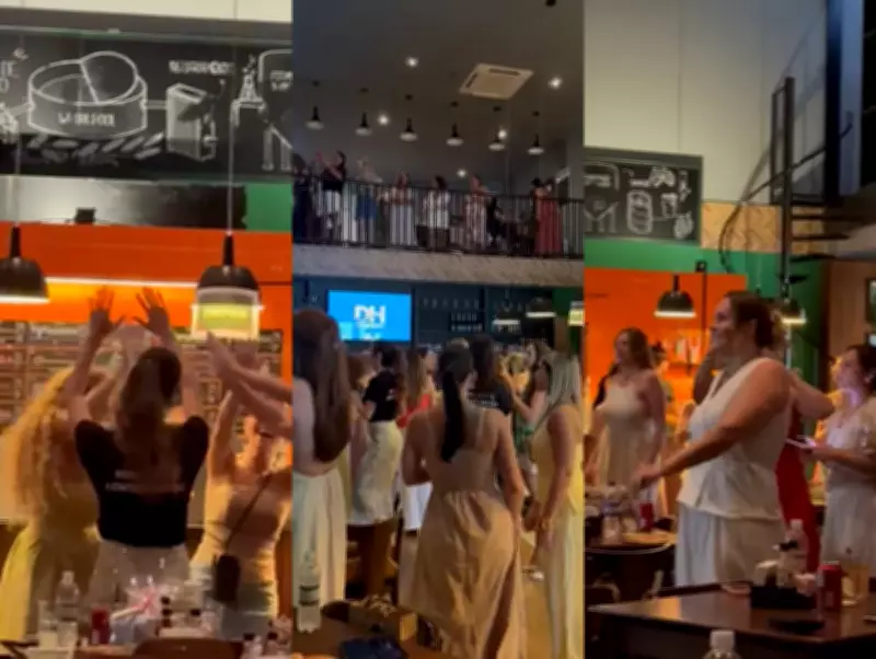 Mães celebram volta às aulas com festa privada em bar de Palhoça, Santa Catarina