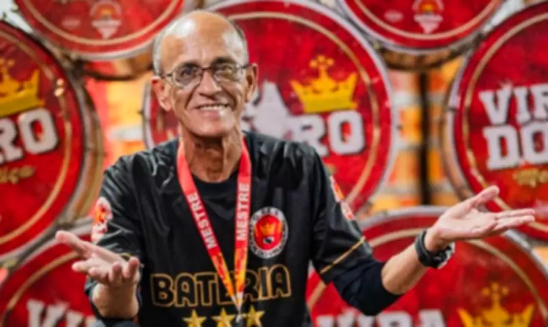 Mestre Ciça, aos 70 anos, será homenageado vivo no desfile da Viradouro no Carnaval 2026
