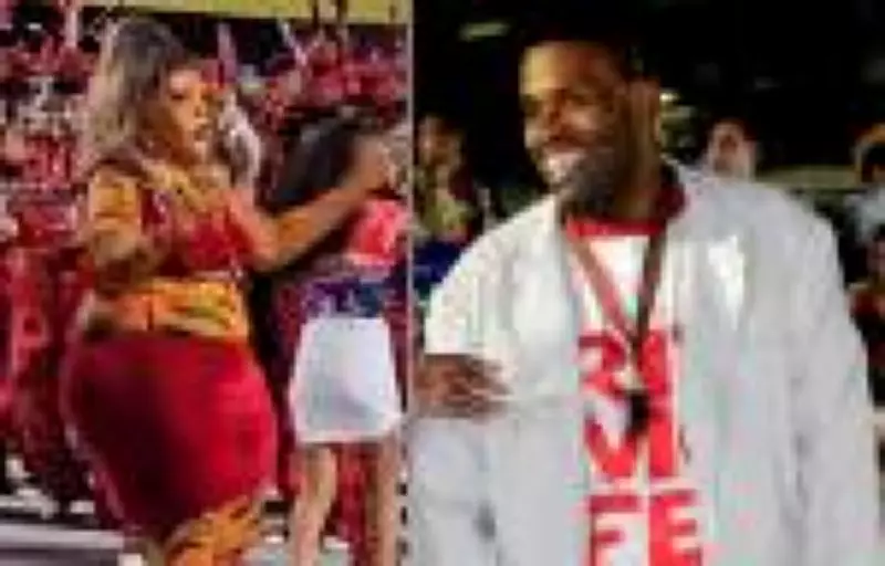 Mestre de bateria se transforma em 'tigresa' em desfile da Porto da Pedra no Carnaval