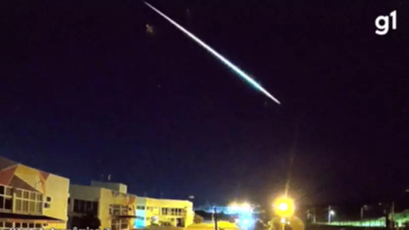 Meteoro brilhante ilumina o céu do Rio Grande do Sul em evento astronômico raro