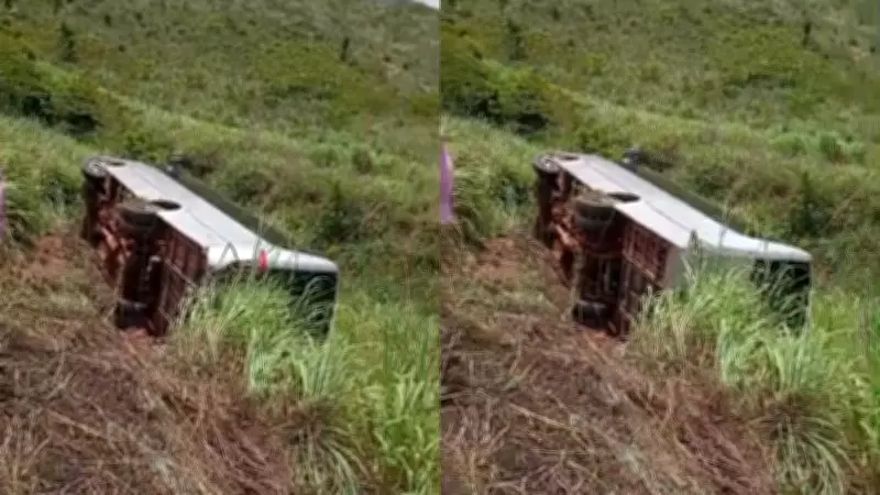 Micro-ônibus com 22 estudantes do IFMA tomba na BR-010 no Maranhão
