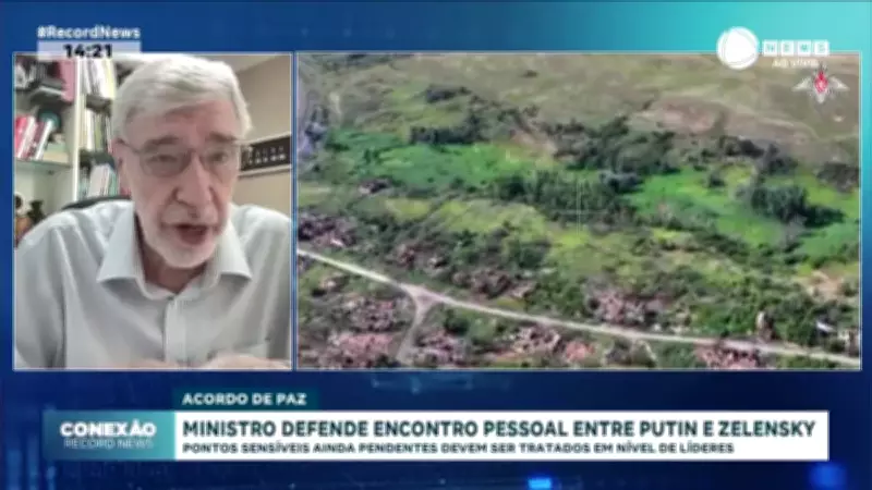 Ministro ucraniano defende encontro direto entre Putin e Zelensky para acelerar paz