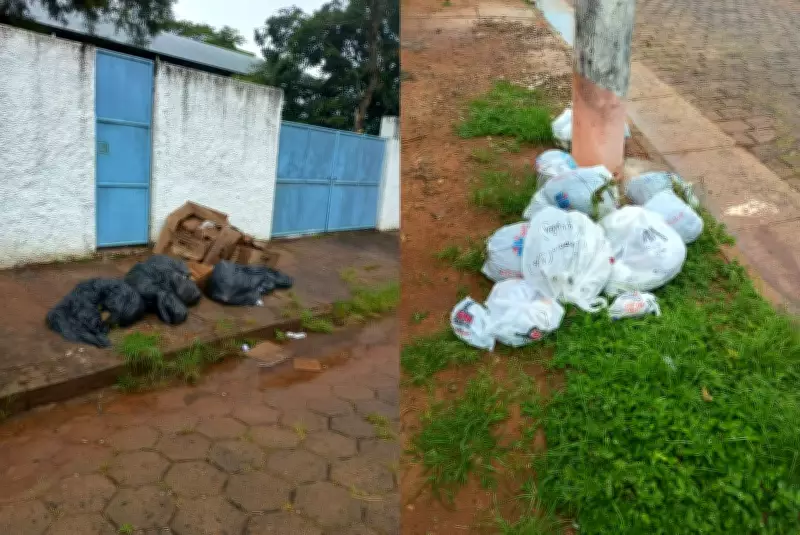 Moradores de Avaré (SP) enfrentam acúmulo de lixo após suspensão de contrato pela prefeitura