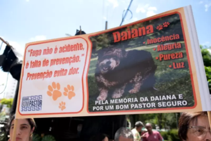 Moradores protestam em JF após morte de cadela atacada por pitbull no bairro Bom Pastor