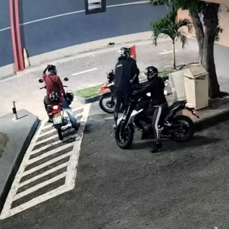 Motocicleta é roubada em estacionamento de fast food em Cabo Frio