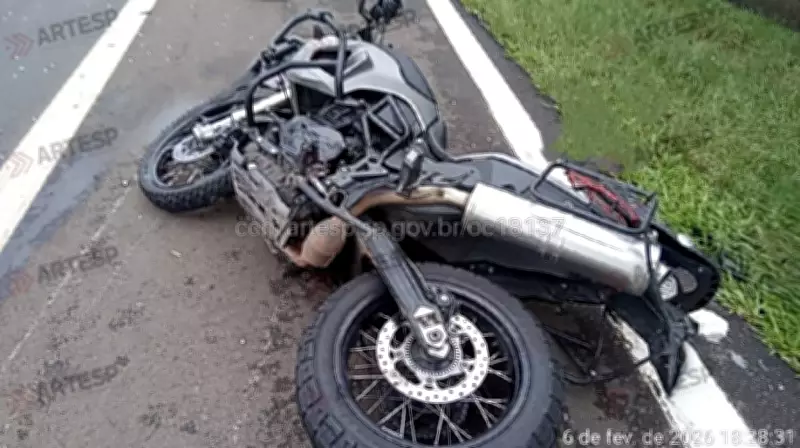 Motociclista morre após colidir com caminhão na Rodovia Adhemar de Barros em Aguaí