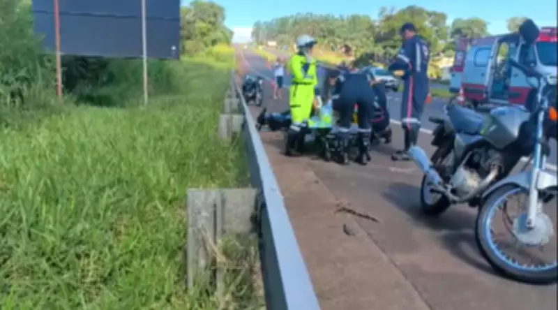 Motociclista morre após colisão e atropelamento em racha na SP-345 em Franca