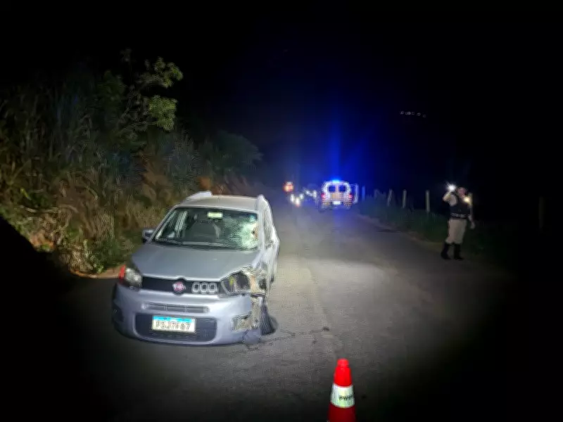 Motociclista morre em colisão frontal na MG-232 em Santana do Paraíso, MG
