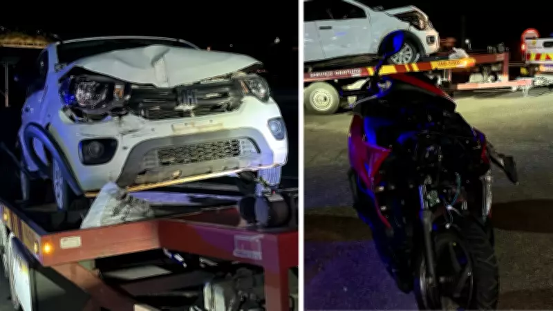 Motociclista sofre ferimentos graves em colisão com caminhão parado em rodovia de São Roque