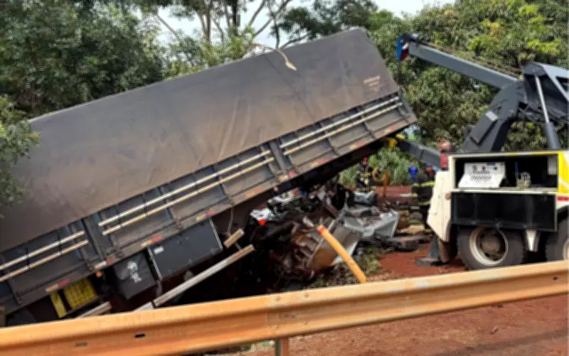 Motorista de carreta morre após acidente na SP-253 em Jaboticabal